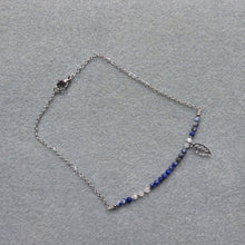 Charger l&#39;image dans la galerie, Chaîne de cheville Lapis Lazuli et Morganite
