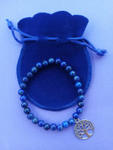 Charger l&#39;image dans la galerie, Bracelet Lapis lazuli / Arbre de vie
